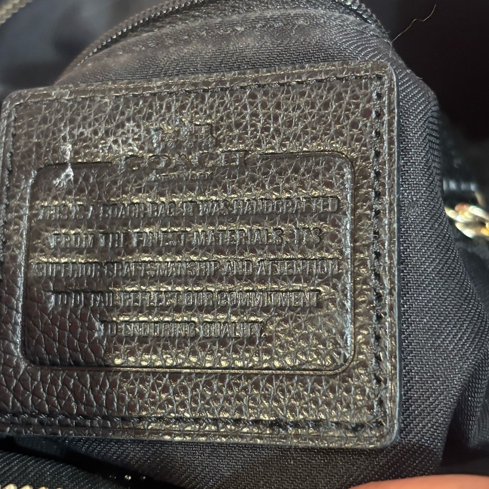 Black coach bag - Picture 5 of 6